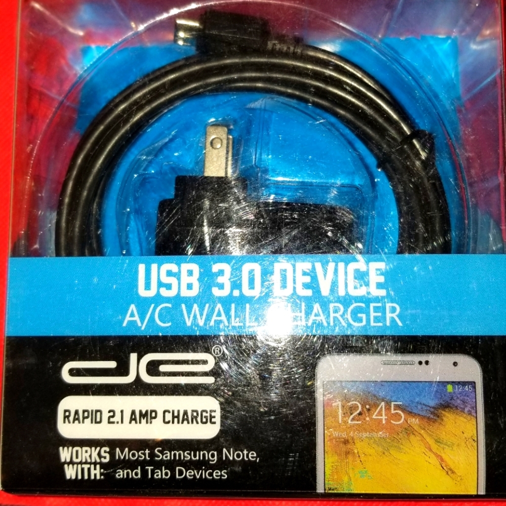 USB 3.0 DEVICE A/C WALL CHARGER